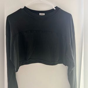 Washed black top garage size small